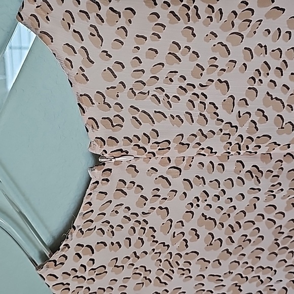 Express Mobwife Romantic animal print chiffon long sleeve short romper XL - Picture 10 of 15